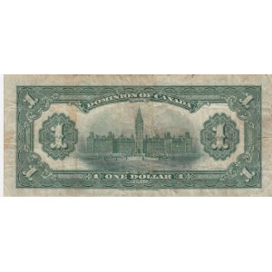 Canada, 1 Dollar, 1917, FINE, p32