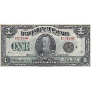 Canada, 1 Dollar, 1923, UNC, p33o