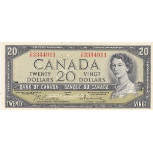 Canada, 20 Dollars, 1954, UNC (-), p41b