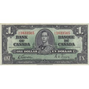 Canada, 1 Dollar , 1937, XF, p58
