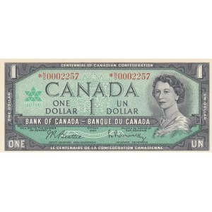 Canada, 1 Dollar , 1967, UNC, p84b