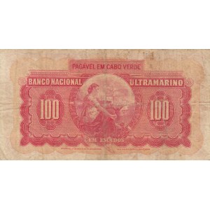 Cape Verde, 100 Escudos, 1958, VF, p49a