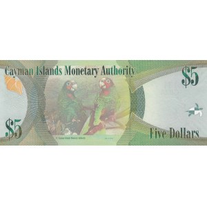 Cayman Islands, 5 Dollars, 2010, UNC, p39a