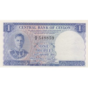 Ceylon, 1951, AUNC (-), p47