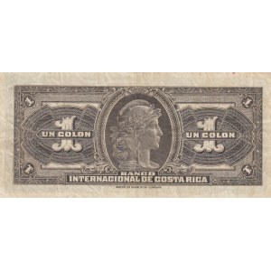 Costa Rica, 1 Colon, 1943, VF, p190