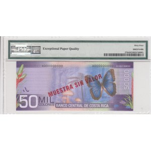 Costa Rica, 50.000 Colones, 2009, UNC, p279s, SPECIMEN