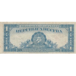 Cuba, 1 Peso, 1948, VF, p69g