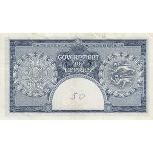 Cyprus, 250 Mils, 1955, XF, p33