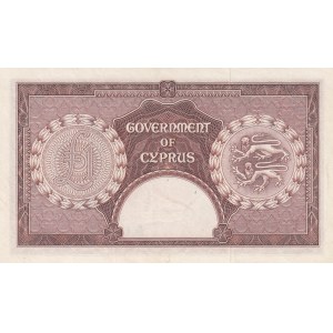 Cyprus, 1 Pound, 1956, XF, p35a
