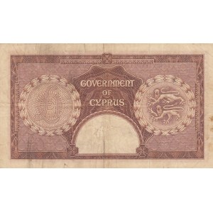 Cyprus, 1 Pound, 1956, VF, p35a