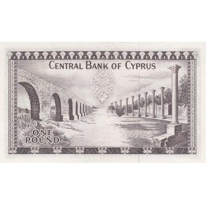 Cyprus, 1 Pound, 1976, UNC, p43c