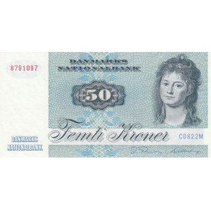Denmark, 50 Kron, 1982, XF, p50e