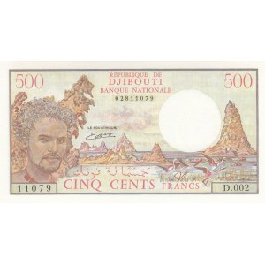 Djibouti, 500 Francs, 1988, UNC, p36b