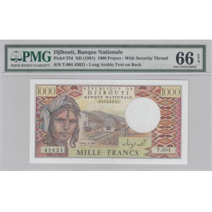 Djibouti, 1.000 Francs, 1991, UNC, p37d
