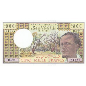 Djibouti, 5.000 Francs, 1979, UNC,