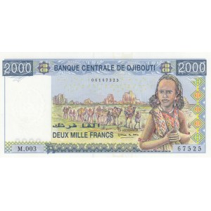 Djibouti, 2.000 Francs, 2005, UNC, p43