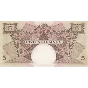 East Africa, 5 Shillings, 1958, XF, p37, 
