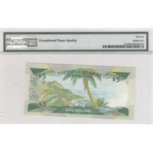 East Caribbean States, 5 Dollars, 1988-1993, UNC, p22a1