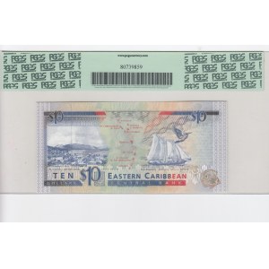 East Caribbean States, 10 Dollars, 1993, UNC, p27ı