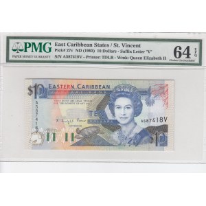 East Caribbean States, 10 Dollars, 1993, UNC, p27v