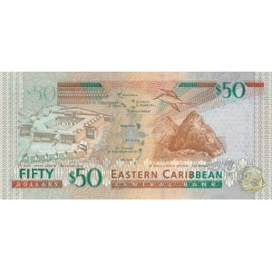 East Caribbean States, 50 Dollars, 2008, UNC, p50