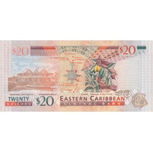 East Caribbean States, 20 Dollars, 2015, UNC, p53b