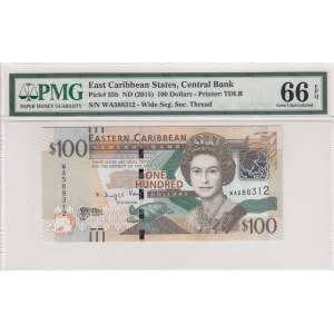 East Caribbean States, 100 Dollars, 2015, UNC, p55b
