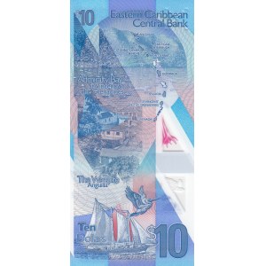 East Caribbean States, 10 Dollars, 2019, UNC, pNew