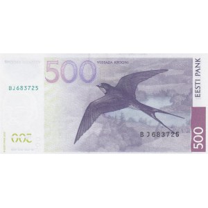 Estonia, 500 Krooni, 2000, UNC, p83