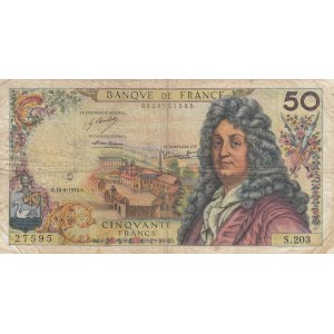 France, 50 Francs, 1972, FINE, p148d