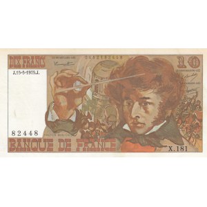 France, 10 Francs, 1975, AUNC (-), p150b
