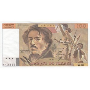 France, 500 Francs, 1988, AUNC, p156g