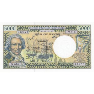 French Pacific Territories, 5.000 Francs, 1996, UNC, p3f