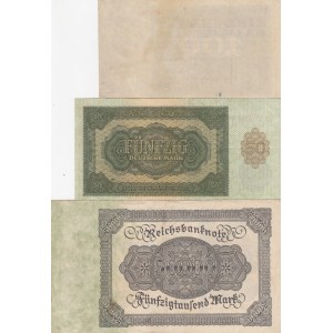 Germany, 0, (Total 3 banknotes)