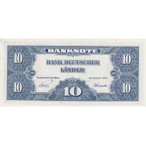 Germany - Federal Republic, 10 Deutsche Mark, 1949, AUNC, p16