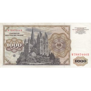 Germany - Federal Republic, 1.000 Deutsche Mark, 1960, VF, p24a