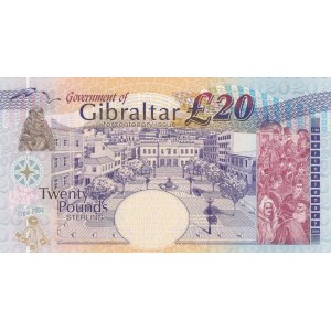 Gibraltar, 20 Pounds, 2004, UNC, p31