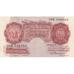 Great Britain, 10 Shillings, 1436/1939, XF, p362c