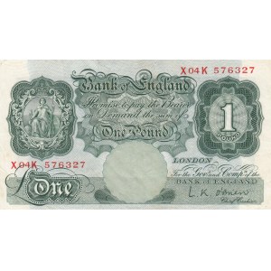 Great Britain, 1 Pound, 1955, VF, P369C