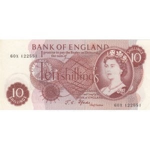 Great Britain, 10 Shillings, 1967, UNC (-), p373c