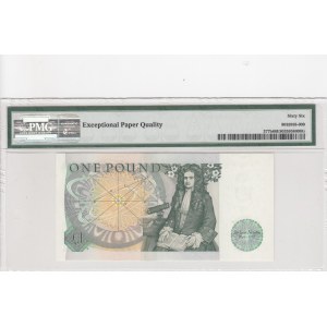 Great Britain, 1 Pound, 1981/1984, UNC, p377b, Serial tracking number with the next lot.