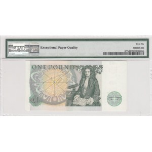 Great Britain, 1 Pound, 1981/1984, UNC, p377b, It has serial tracking number with the previous lot.