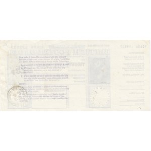 Great Britain, 25 Cent, 1980, UNC, Postal Order