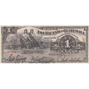 Guatemala, 1 Peso, 1923, VF, pS-116