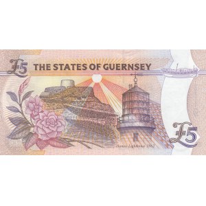 Guernsey, 5 Pounds, 1996, UNC, p56b
