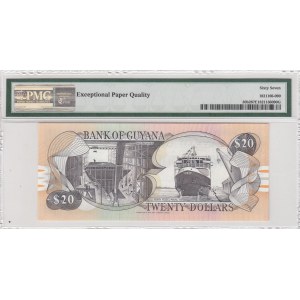 Guyana, 20 Dollars, 1996, UNC, p30b2