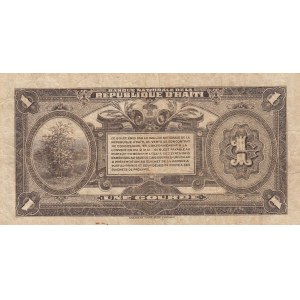 Haiti, 1 Gourde, 1919, VF, p150a