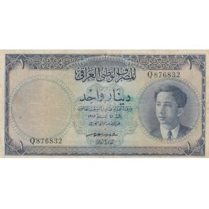 Iraq, 1 Dinar, 1947/1950, VF, p290
