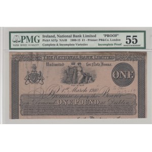 Ireland, 1 Pound, 1910, AUNC, pA57p