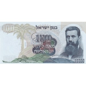 Israel, 100 Lirot, 1968, UNC, p37d